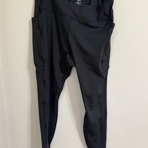 RBX Black High-Waisted Leggings